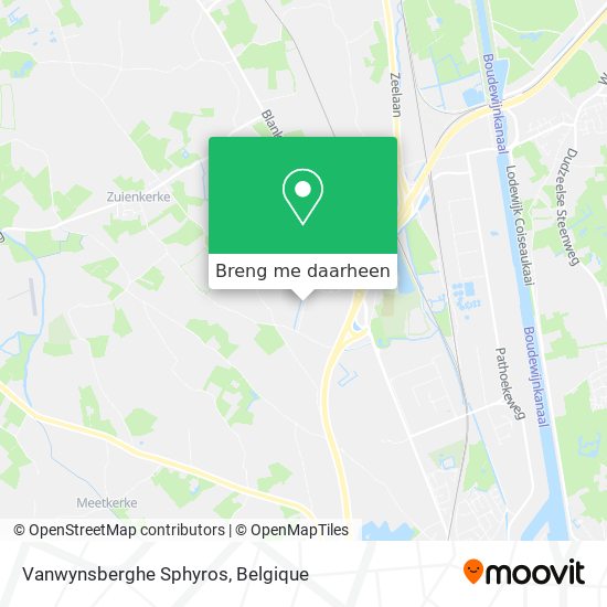 Vanwynsberghe Sphyros kaart