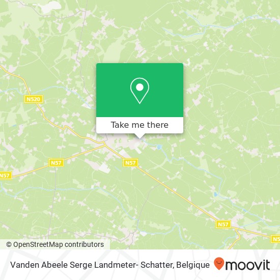 Vanden Abeele Serge Landmeter- Schatter kaart