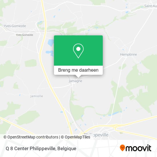 Q 8 Center Philippeville kaart