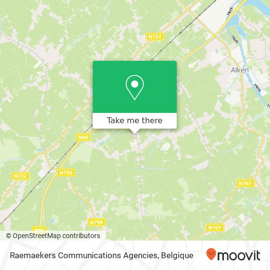 Raemaekers Communications Agencies kaart