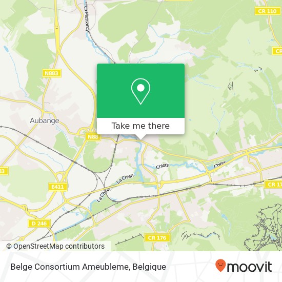 Belge Consortium Ameubleme kaart