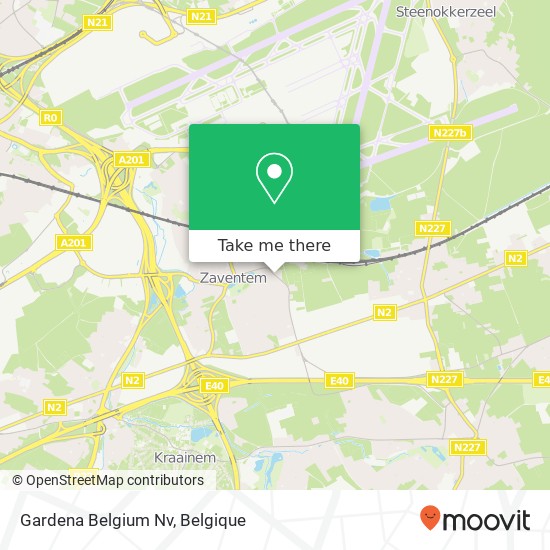 Gardena Belgium Nv kaart