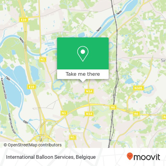 International Balloon Services kaart