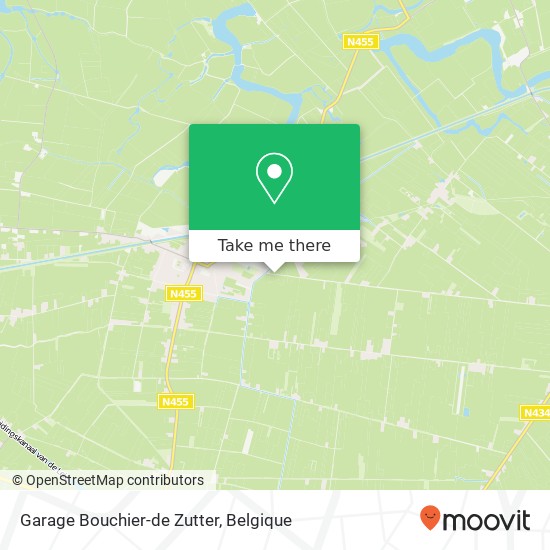 Garage Bouchier-de Zutter kaart