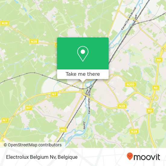 Electrolux Belgium Nv kaart