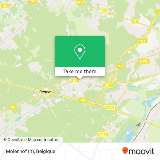 Molenhof ('t) kaart