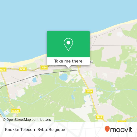 Knokke Telecom Bvba kaart