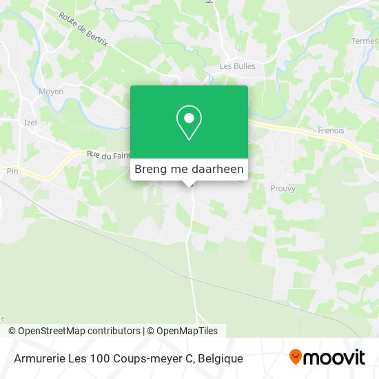Armurerie Les 100 Coups-meyer C kaart
