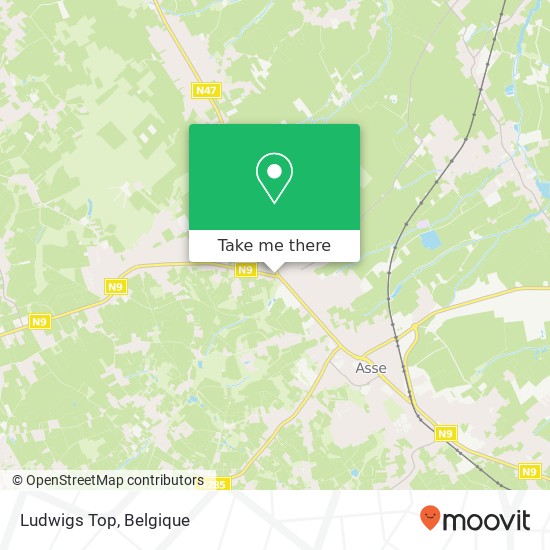 Ludwigs Top kaart