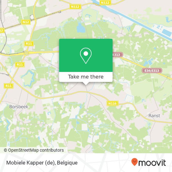 Mobiele Kapper (de) kaart