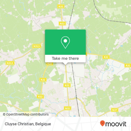 Cluyse Christian kaart