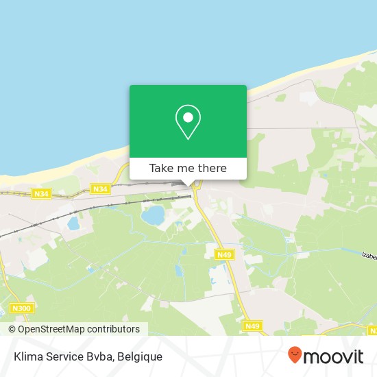 Klima Service Bvba kaart