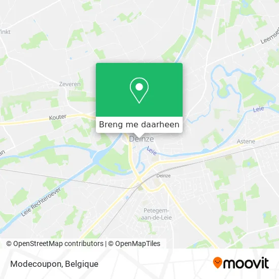 Modecoupon kaart