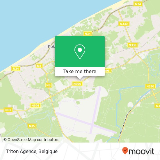 Triton Agence kaart