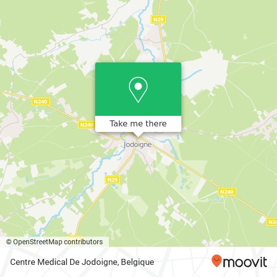 Centre Medical De Jodoigne kaart
