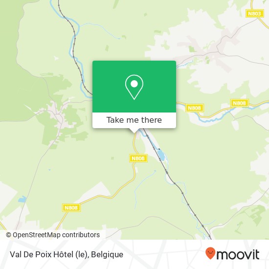 Val De Poix Hôtel (le) kaart