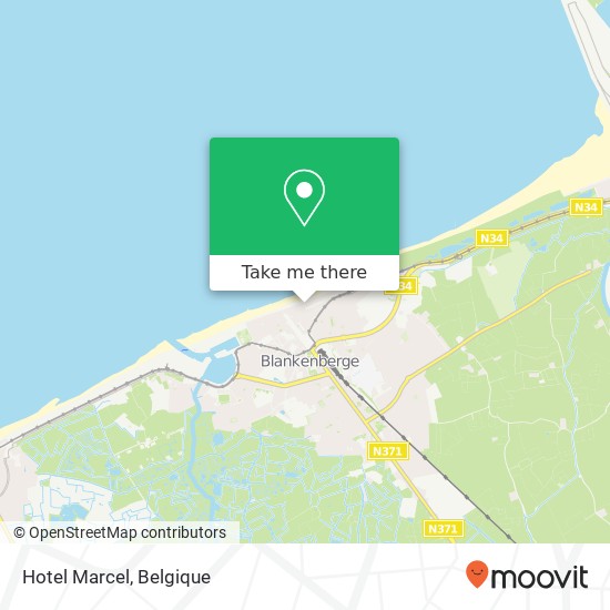 Hotel Marcel kaart