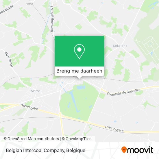 Belgian Intercoal Company kaart