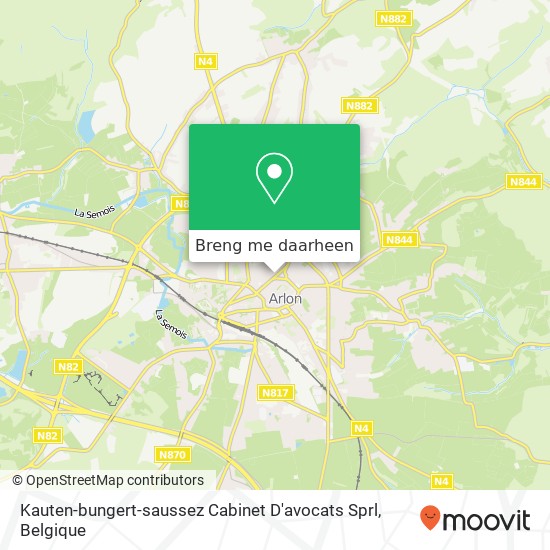 Kauten-bungert-saussez Cabinet D'avocats Sprl kaart