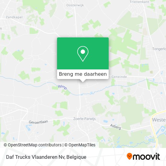 Daf Trucks Vlaanderen Nv kaart