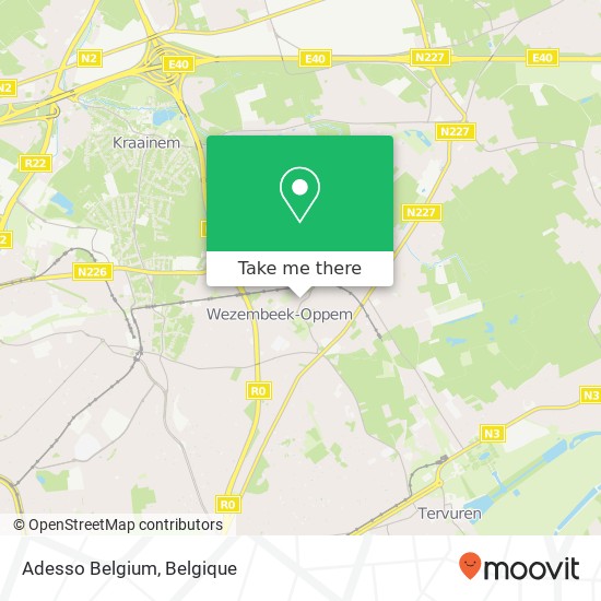 Adesso Belgium kaart