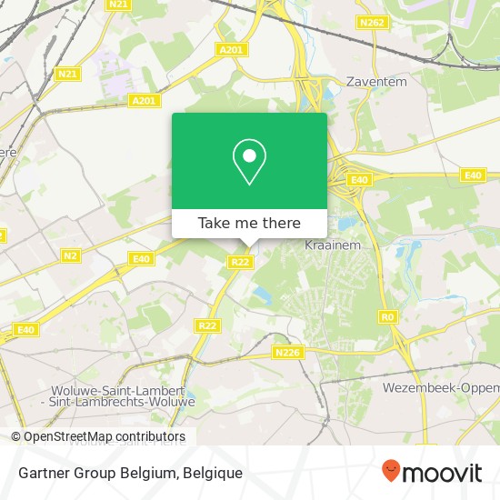 Gartner Group Belgium kaart