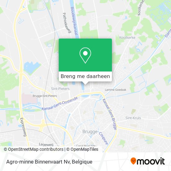 Agro-minne Binnenvaart Nv kaart