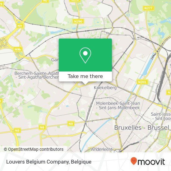 Louvers Belgium Company kaart