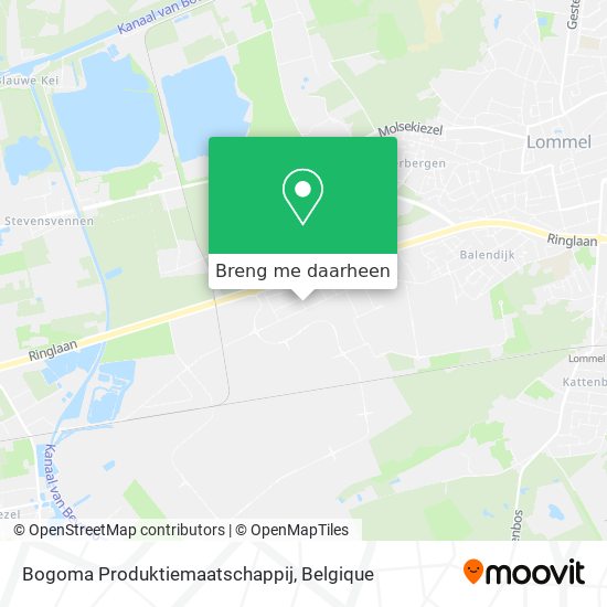 Bogoma Produktiemaatschappij kaart