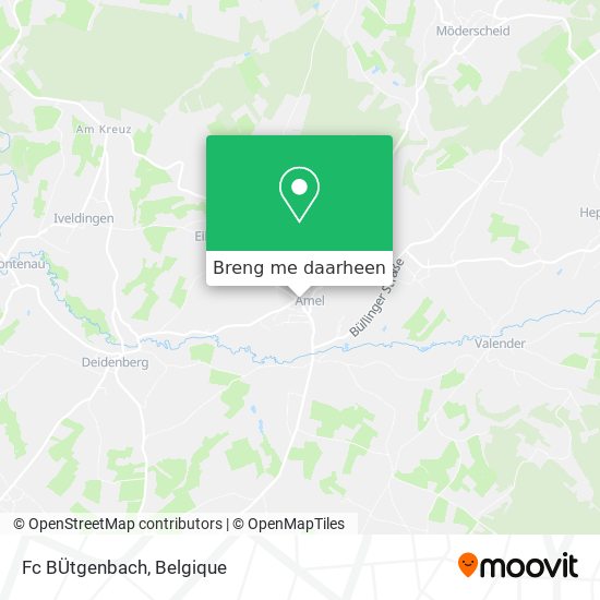 Fc BÜtgenbach kaart