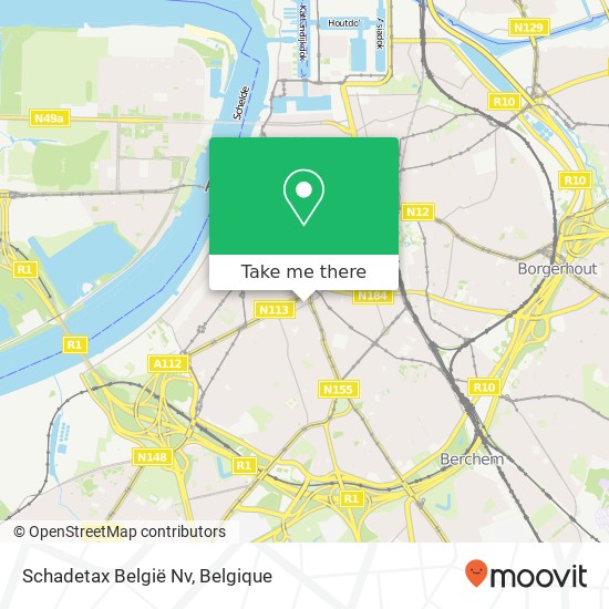 Schadetax België Nv kaart