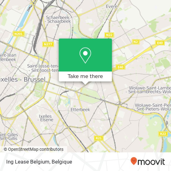 Ing Lease Belgium kaart