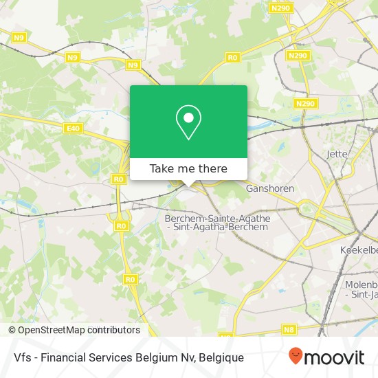Vfs - Financial Services Belgium Nv kaart