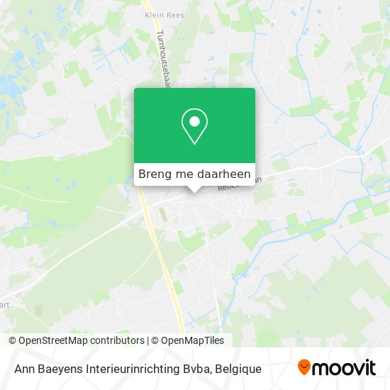 Ann Baeyens Interieurinrichting Bvba kaart