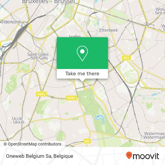 Oneweb Belgium Sa kaart