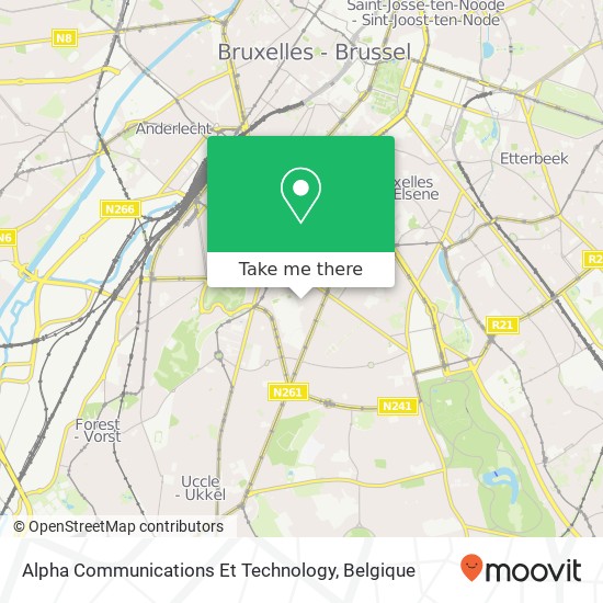 Alpha Communications Et Technology kaart