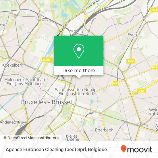 Agence European Cleaning (aec) Sprl kaart