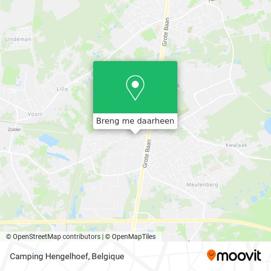 Camping Hengelhoef kaart