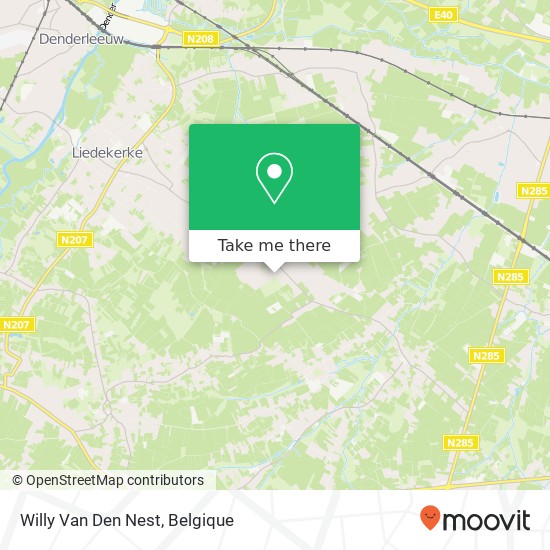 Willy Van Den Nest kaart