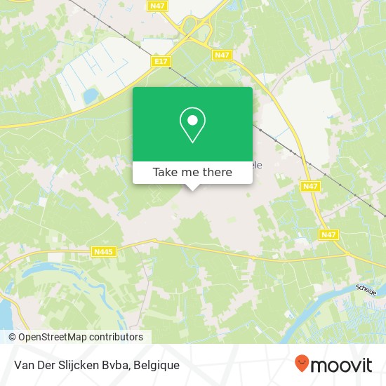 Van Der Slijcken Bvba kaart