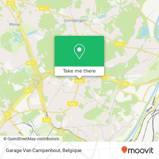 Garage Van Campenhout kaart
