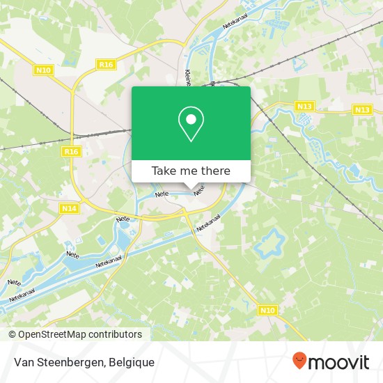Van Steenbergen kaart
