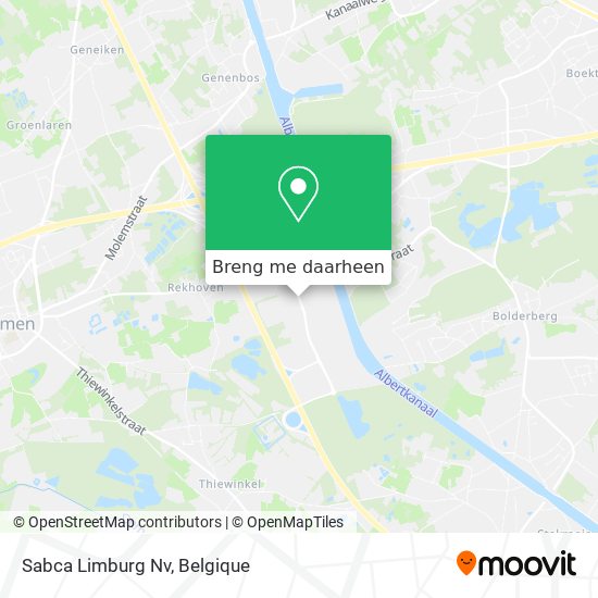 Sabca Limburg Nv kaart