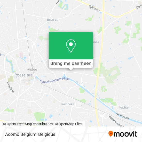 Acomo Belgium kaart