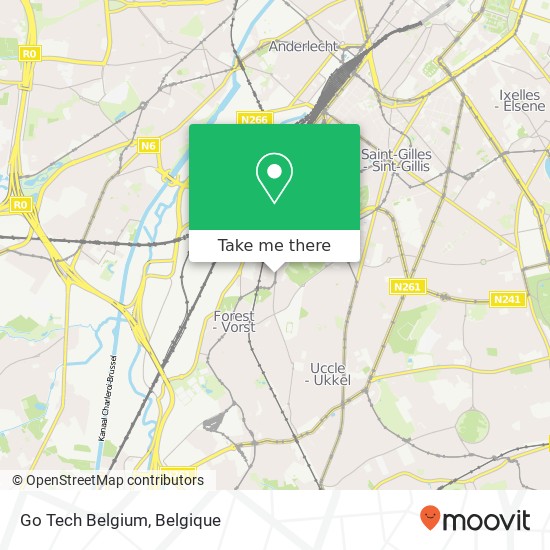 Go Tech Belgium kaart