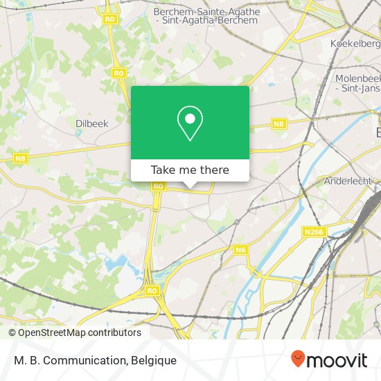 M. B. Communication kaart
