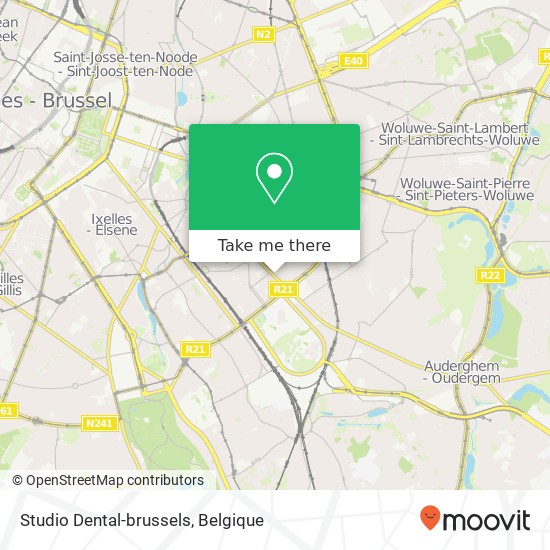 Studio Dental-brussels kaart