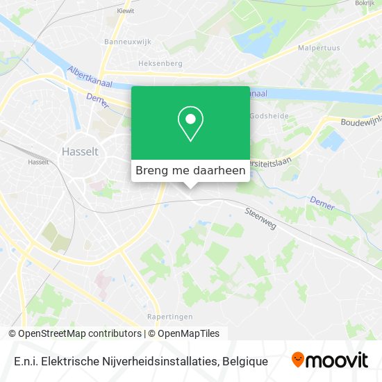 E.n.i. Elektrische Nijverheidsinstallaties kaart