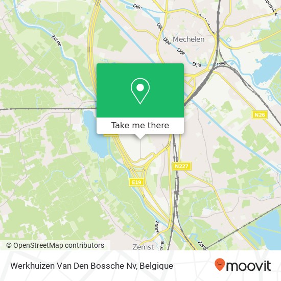 Werkhuizen Van Den Bossche Nv kaart