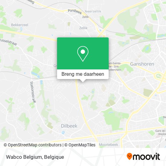 Wabco Belgium kaart